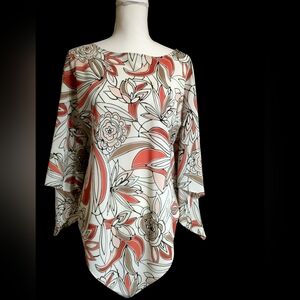 New York &;Company Floral Print Top